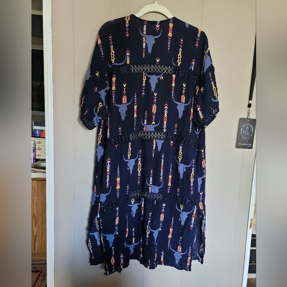 NWOT Ariat Longhorn Duster Cardigan, XS/S - Picture 4 of 4